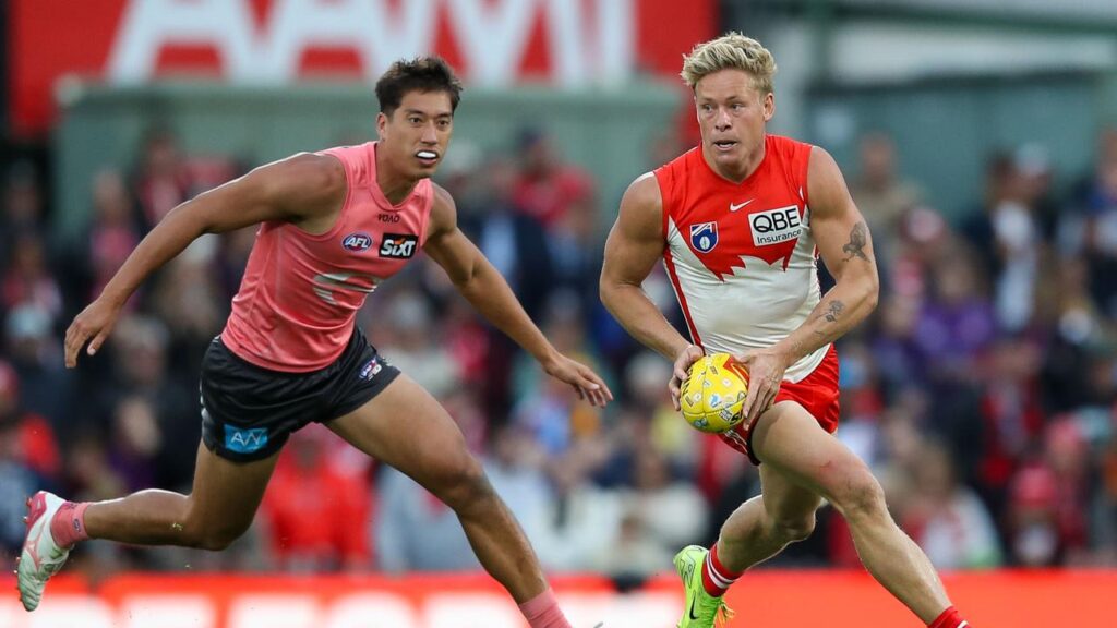 Isaac Heeney was at his brilliant best in the Swans’ win over the Gold Coast Suns.
