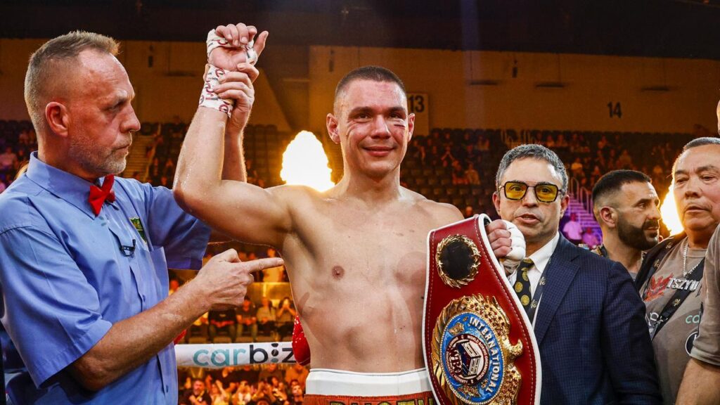 Australian boxing superstar Tim Tszyu has claimed the WBO international middleweight title.
