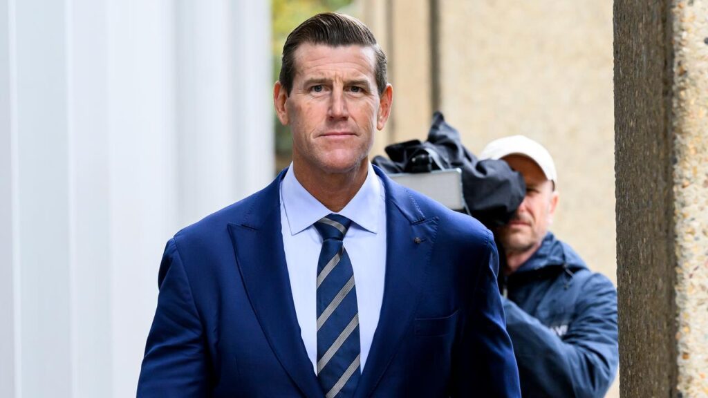 Ben Roberts-Smith is applying for bail while facing five war crime murder charges.

