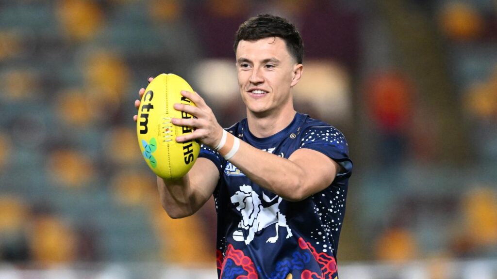 Hugh McCluggage is to return for the Brisbane Lions in the Gather Round match against the Kangaroos.
