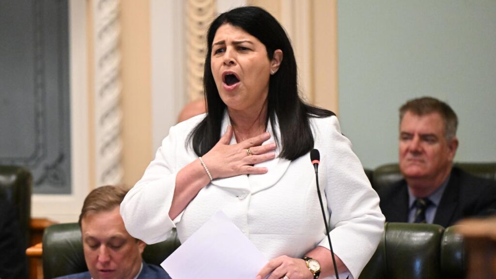 Former Queensland minister Grace Grace was accused of threatening to tear up a developer’s contract.
