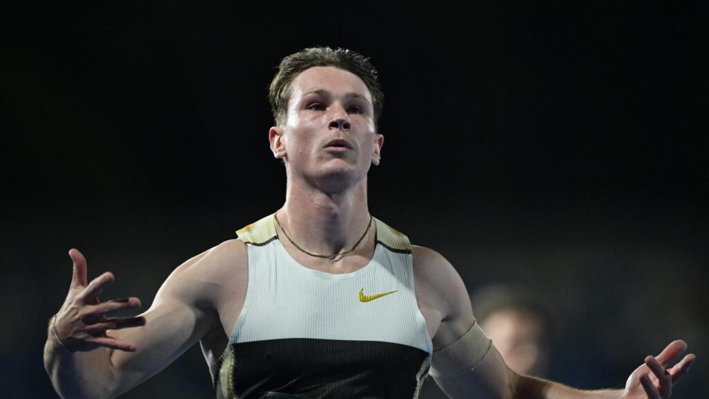 Lachlan Kennedy has run a blistering heat in the 100m, breaking the 10-second mark in Sydney.
