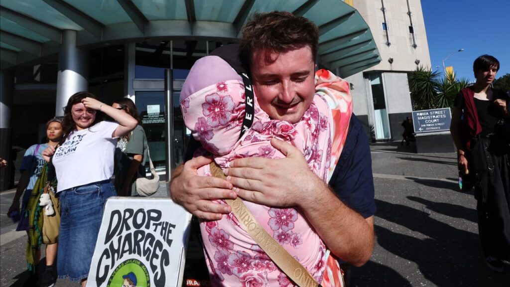 Liam James Parry has faced court for the first time charged under new anti-Semitism laws.
