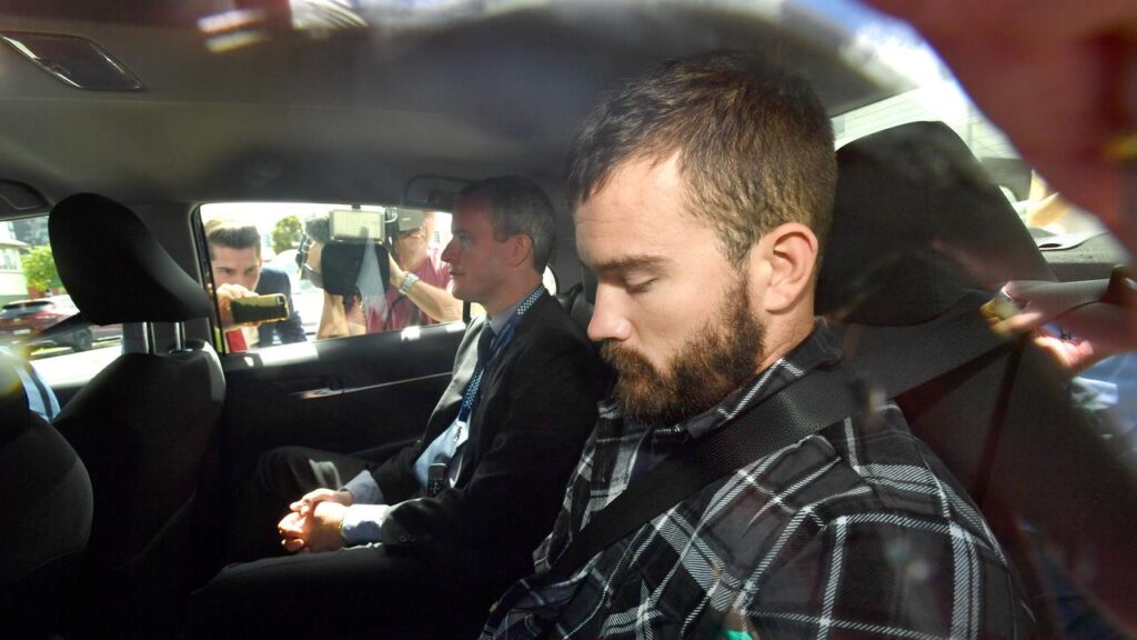 Bobby Andrew Weaver (right) has pleaded guilty to murdering a teacher seven years ago.
