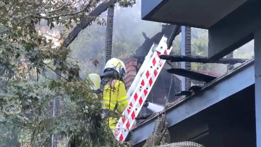 The surviving family of two children killed in a fire have been released from hospital.
