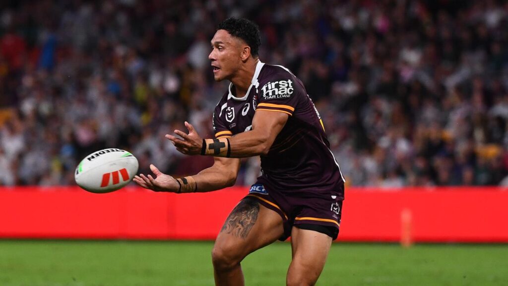 Brisbane’s Hayze Perham showed his class against the Dogs in his first NRL start in 964 days.
