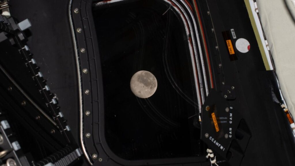 With the moon filling their windows, the Artemis II astronauts have set a distance record.
