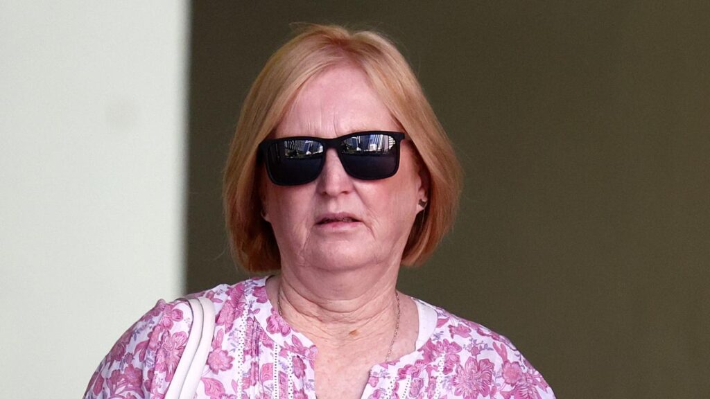 Maree Mavis Crabtree denies killing her adult son with an overdose of painkillers in a smoothie.
