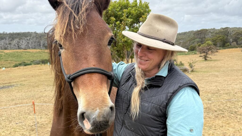 Amy Vickers recently won Tasmania’s Rural Women’s Award for using lived experience to help others.

