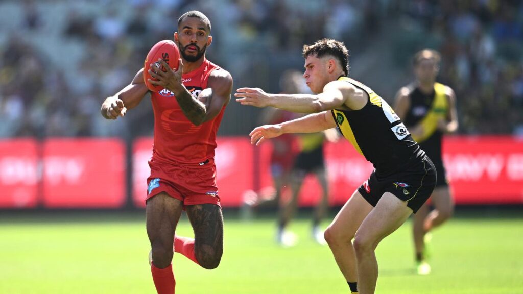 Touk Miller had a simple but strong message for his teammates ahead of their clash with the Hawks.
