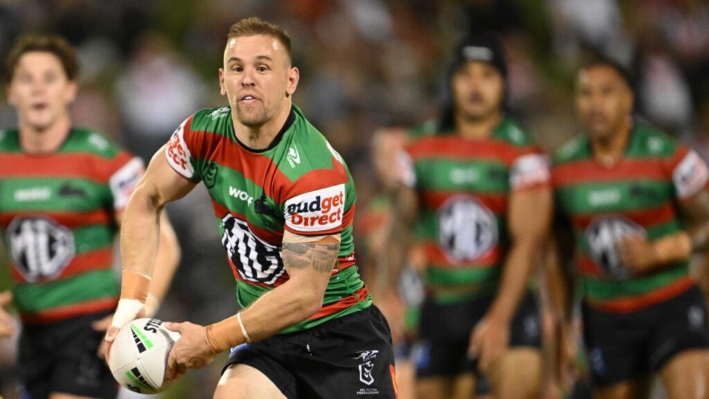 Matt Dufty will play his first NRL game in four years when Souths take on the Dragons.

