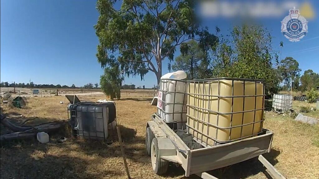 A man allegedly siphoned diesel from a farmer’s fuel storage unit into a container in his trailer.
