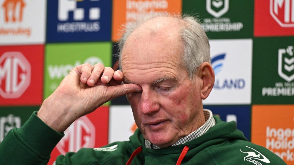 Wayne Bennett has been far from happy with South Sydney’s performances.
