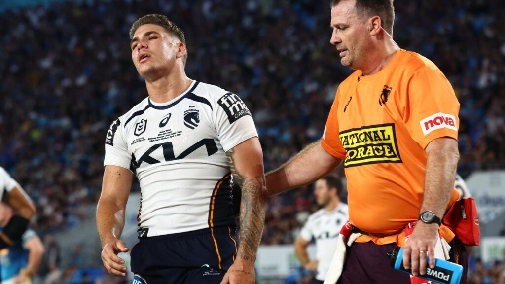 Reece Walsh will miss four to six weeks after suffering a facial fracture.
