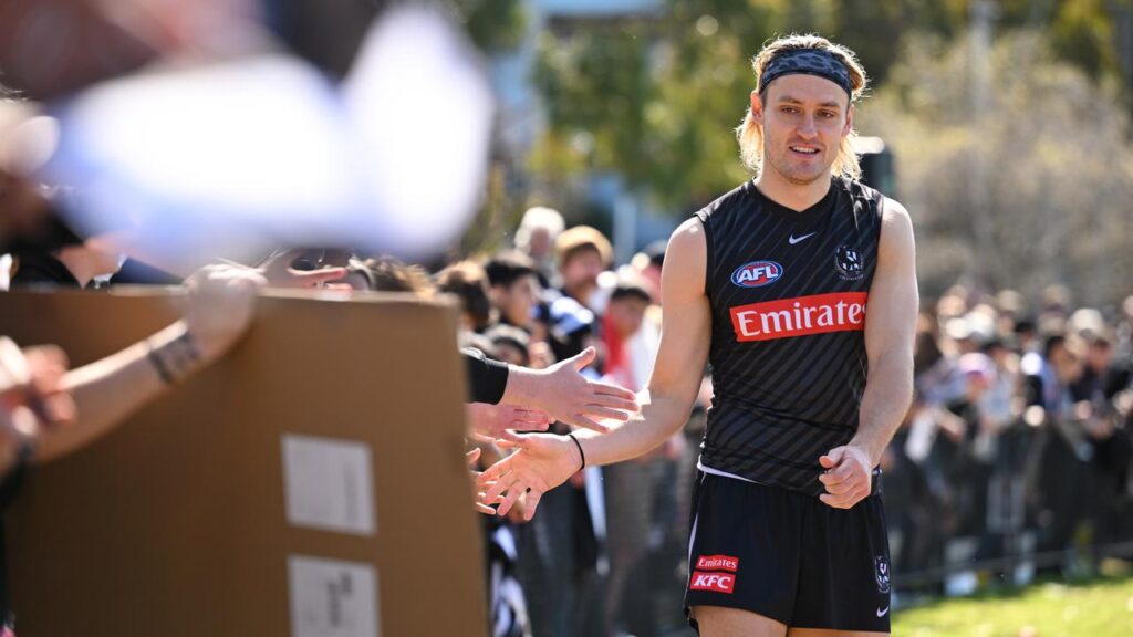 Magpies captain Darcy Moore will return for their clash with fellow high-flyers Hawthorn.
