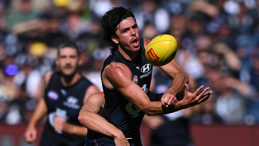 Carlton’s Elijah Hollands has been admitted to hospital after suffering a mental-health episode.
