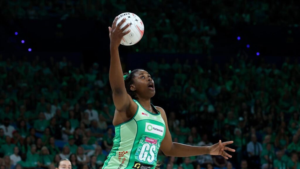 Romelda Aiken-George has led the Fever to a thrilling four-point win over the Lightning.
