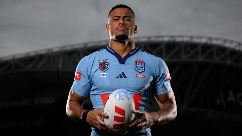 Stephen Crichton says he’s over his shoulder problem and ready to “rip in” against the Maroons.
