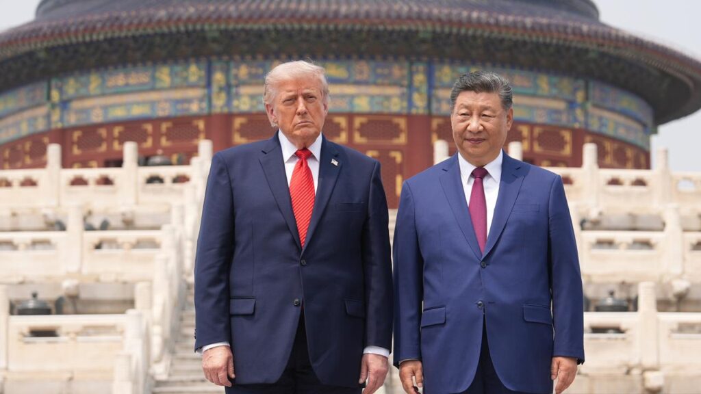 US President Donald Trump and Chinese President Xi Jinping have started a series of meetings.
