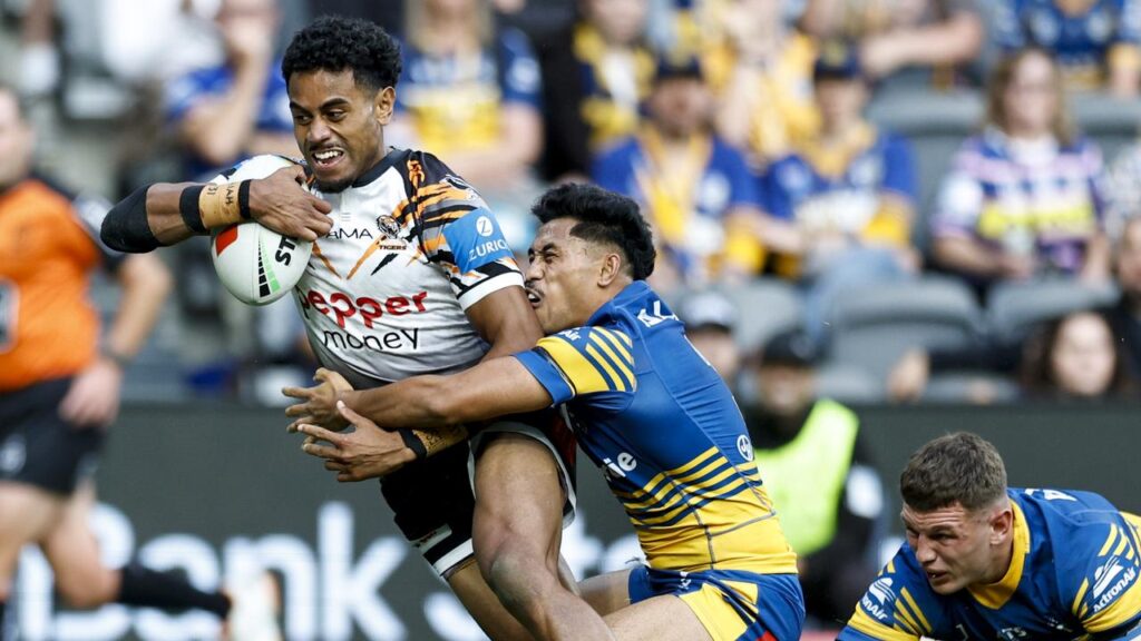There’s no stopping Jahream Bula, who has signed a four-year extension with Wests Tigers.
