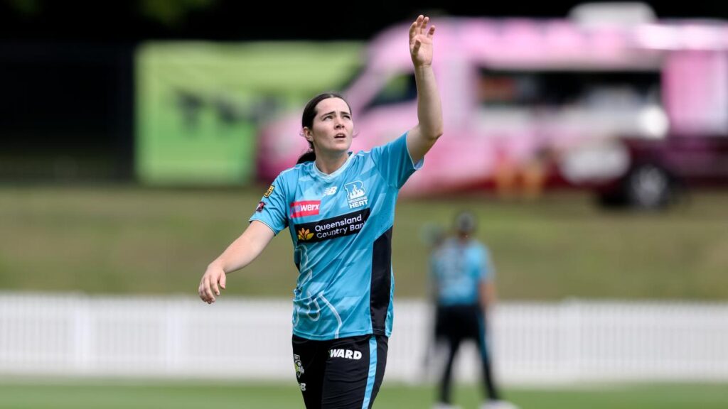 Brisbane Heat quick Lucy Hamilton has been named to contest her first World Cup.
