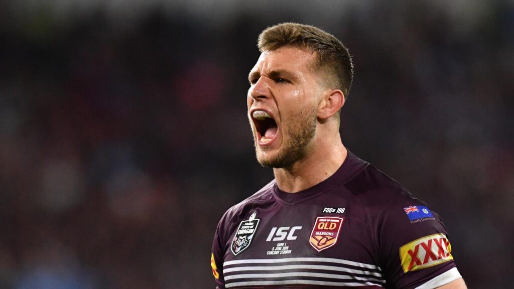 Proud Queenslander Jai Arrow is back among his fellow Maroons after his MND diagnosis.
