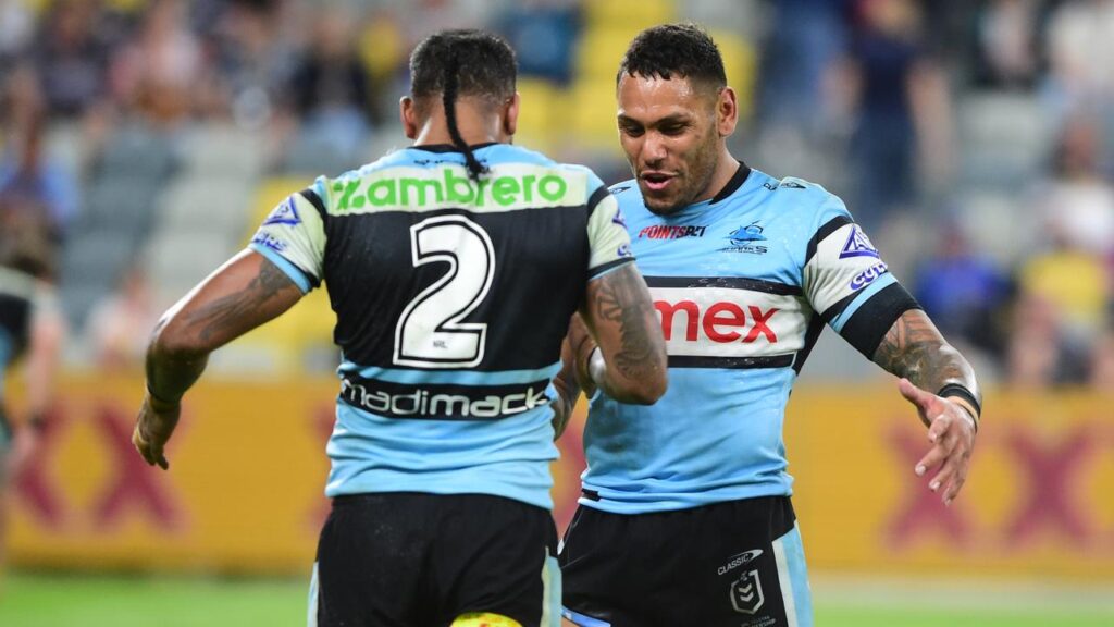 Cronulla stalwarts Sione Katoa (left) and Jesse Ramien have been nabbed by North Queensland.
