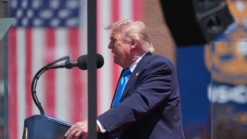 President Donald Trump says the US conflict with Iran could restart but he prefers it does not.

