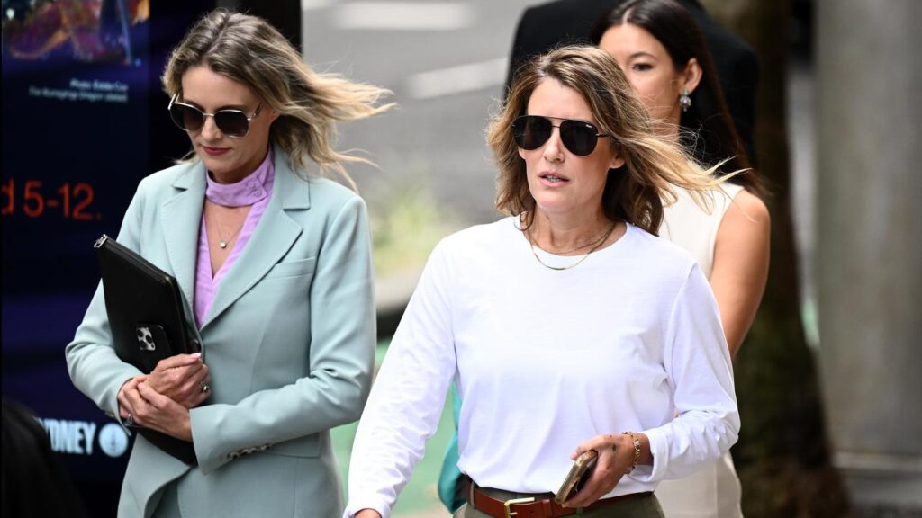 Giggle for Girls founder Sall Grover (right) failed to overturn a discrimination finding.
