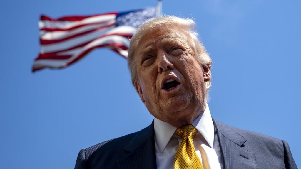 The US will win the war with Iran “peacefully or otherwise”, President Donald Trump says.
