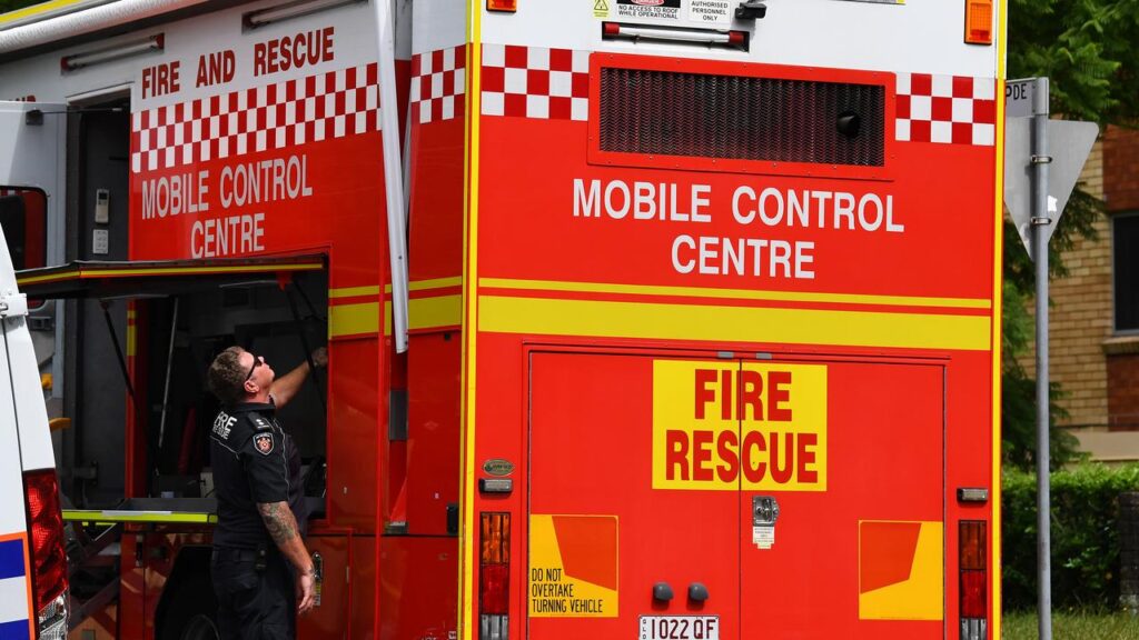 Queensland fire crews are working to contain a mercury spill that has shut down an outback town.

