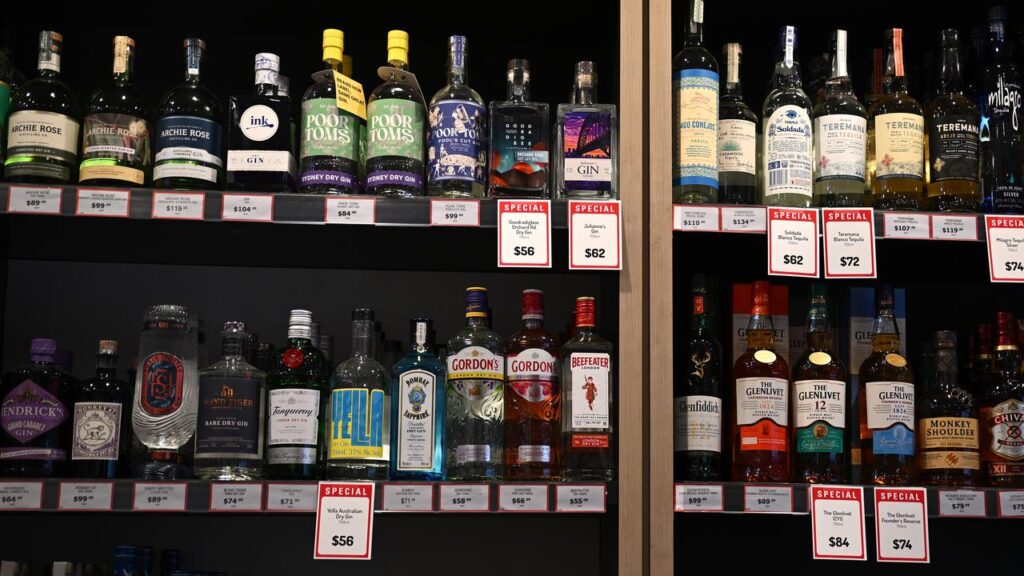 Bottle shops across three states stocked suspected illicit alcohol, researchers found.
