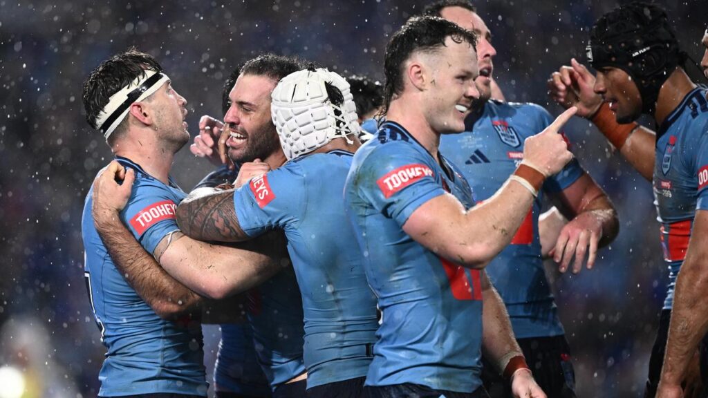 Debutant Ethan Strange has guided NSW to a thrilling series-opening win on a wet night in Sydney.
