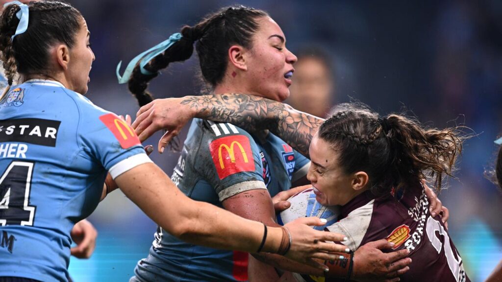 Kennedy Cherrington (c) won’t be backing off when NSW seek to clinch the Origin series in Brisbane.
