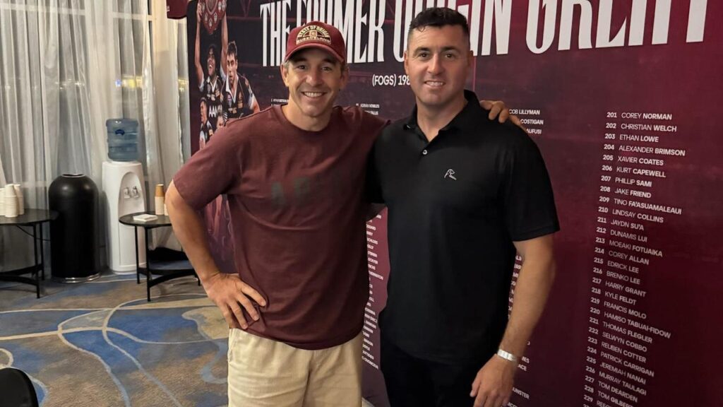 Queensland coach Billy Slater invited New York City firefighter James Dowdell into Origin camp.
