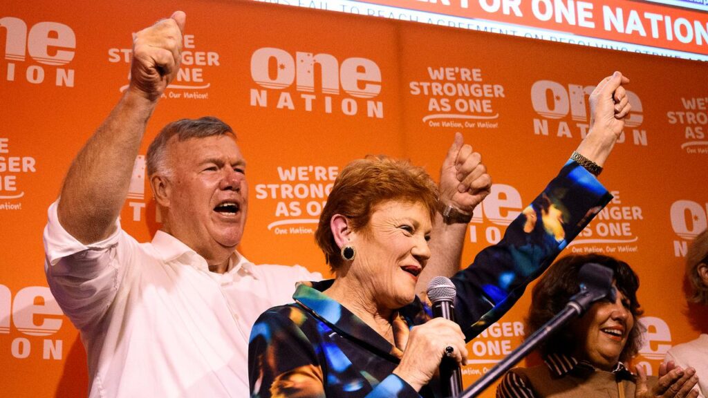 Senator Pauline Hanson says One Nation’s by-election win in Farrer could be the first of many.
