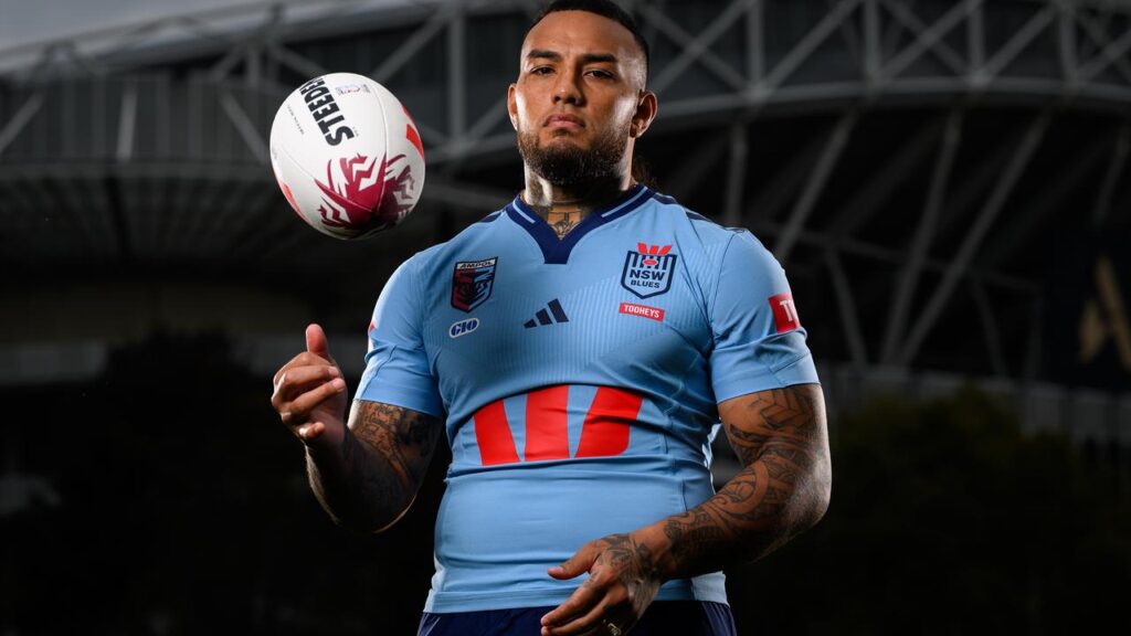 Addin Fonua-Blake hopes he can bring some of Paul Gallen’s renowned grit in the NSW Origin jumper.

