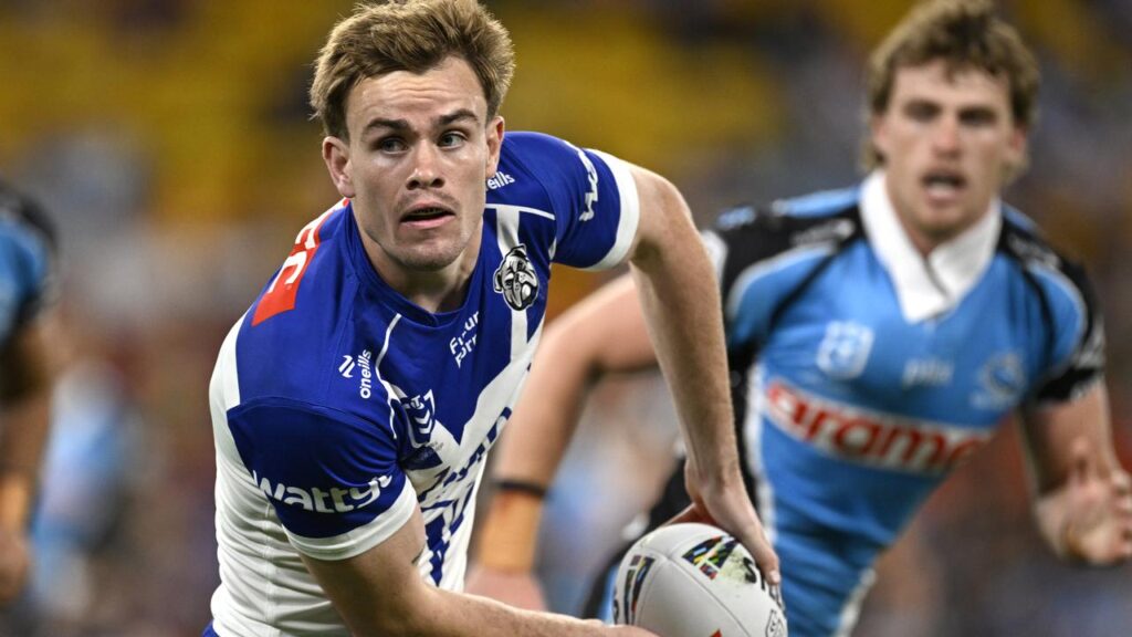 Lachlan Galvin has been under heavy scrutiny since lured from Wests Tigers to the Bulldogs.
