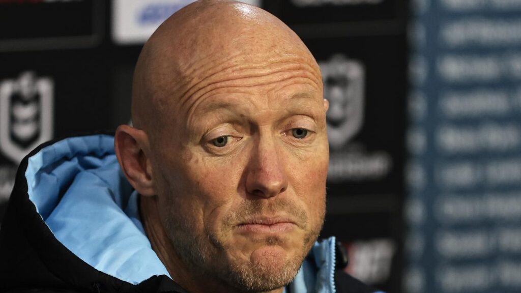 Cronulla coach Craig Fitzgibbon fumed about his team’s inconsistency.
