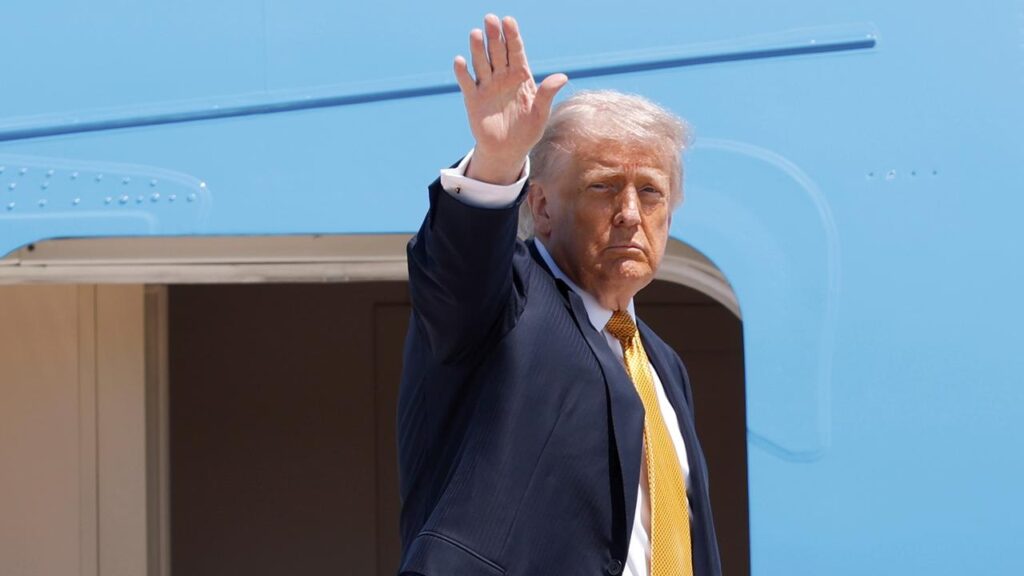 President Donald Trump is on his way to China to meet with President Xi Jinping.
