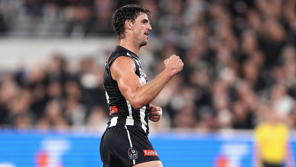 Scott Pendlebury will break Brent Harvey’s record for most AFL appearances at the MCG on Saturday.
