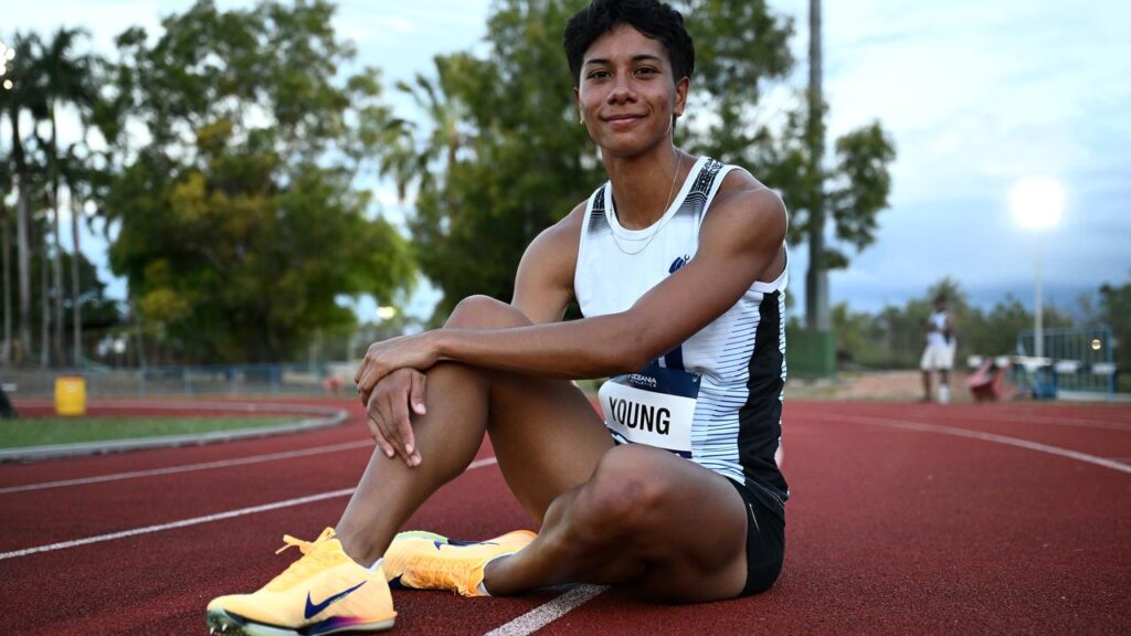 Heleina Young is at peace with her return to athletics as a sprinter and mentor.
