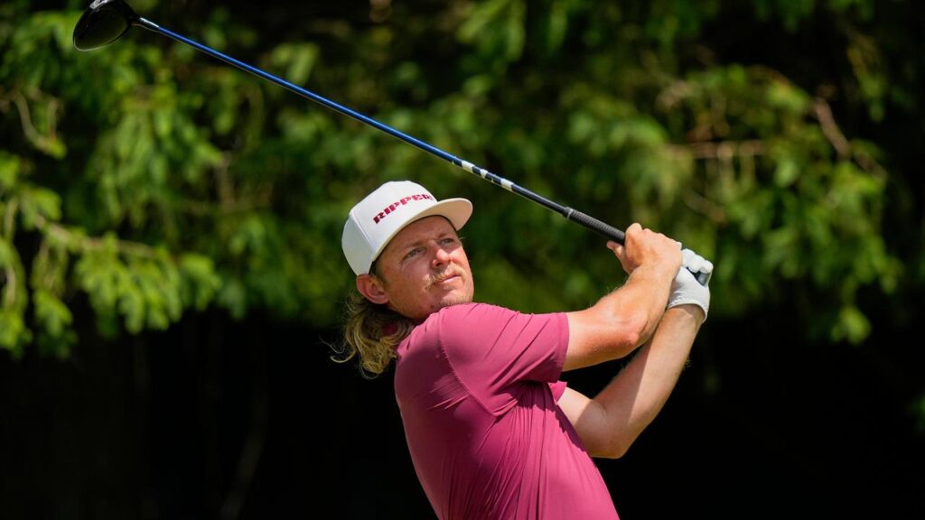 Cameron Smith has his eyes on the prize at the PGA Championship in Pennsylvania.
