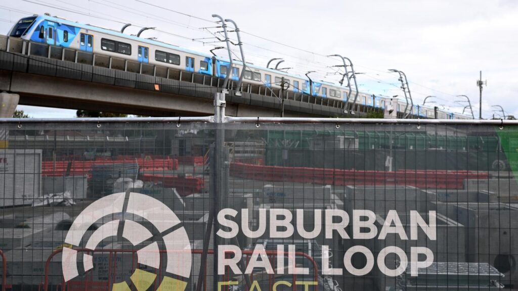 The federal budget will include an extra $3.8 billion for Melbourne’s Suburban Rail Loop.
