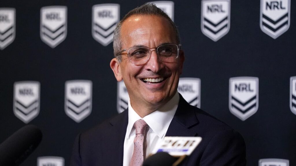 The NRL is searching for its next CEO after Andrew Abdo’s defection to Tennis Australia.
