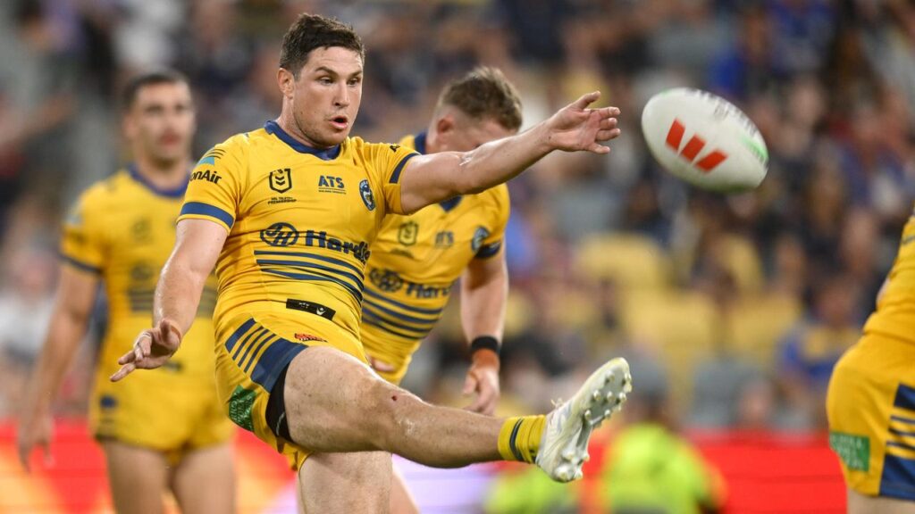 Mitch Moses kicked the golden-point winner as the Eels proved too slippery for the Cowboys.
