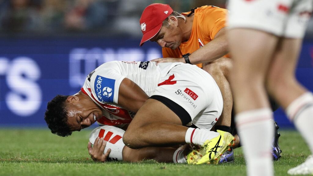 Mat Feagai is on the mend after suffering a worrying back injury in Wollongong.
