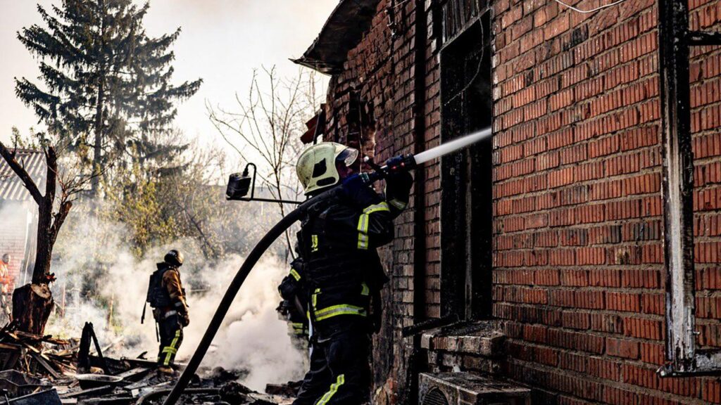 Russian drone attacks hit Ukraine’s Kharkiv region overnight.
