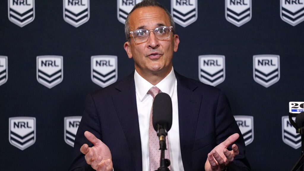 Andrew Abdo, who has left NRL for Tennis Australia, faces a tough job, according to Pat Cash.  
