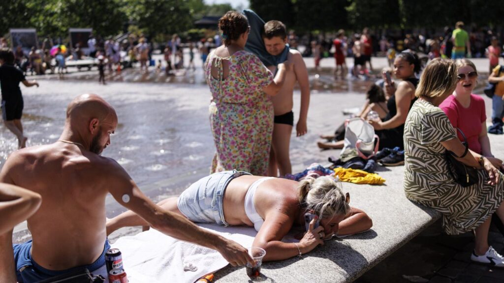 Several people have drowned in Britain and France as people try to beat the heat.
